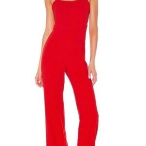 Elegant Red Jumpsuit